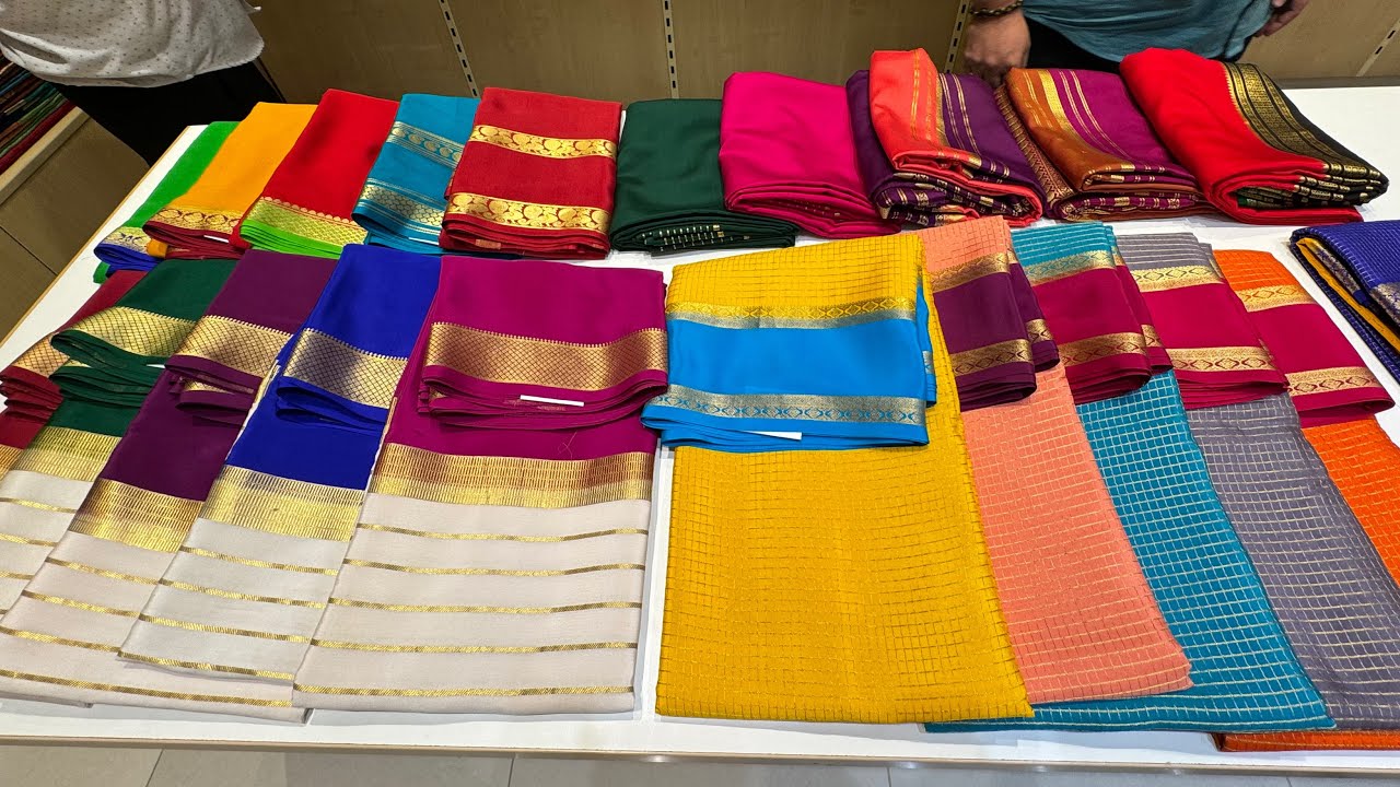 Pure Kanchi Silk & Crepe Silk Sarees Deepavali Special Collection @ Malleshwaram Online Shopping