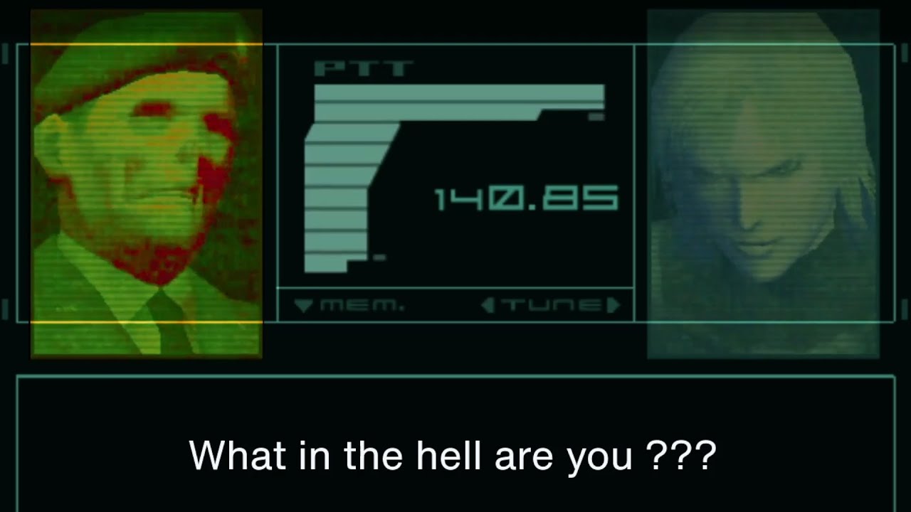 Райдена предупредили о цензуре Интернета - Разговор по кодеку из MGS2 (2023)