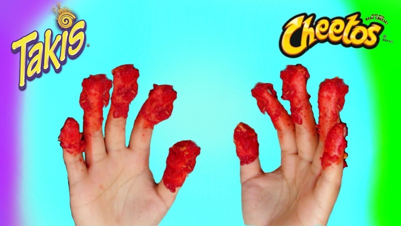 100+ Layers of HOT CHEETOS vs TAKIS POWDER!!!