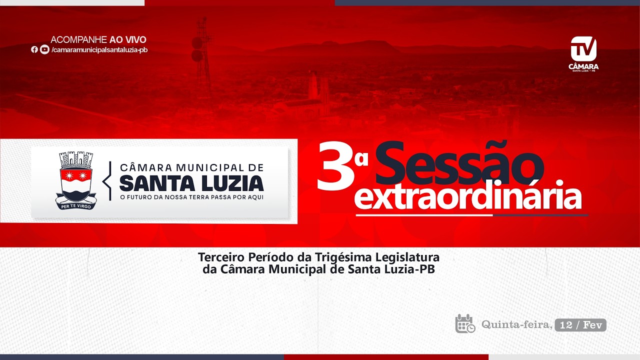 TERCEIRA SESSÃO EXTRAORDINÁRIA
