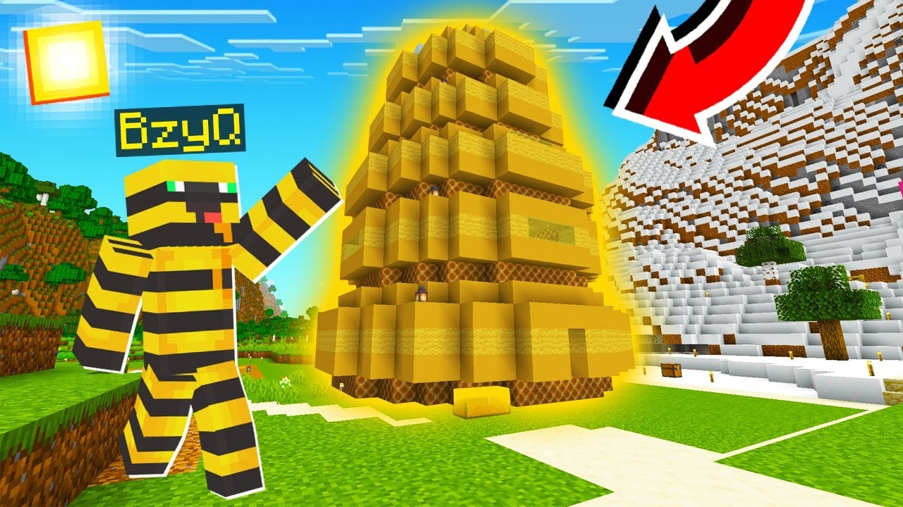 ZBUDOWAŁEM UL na PALIONOWIE w Minecraft!