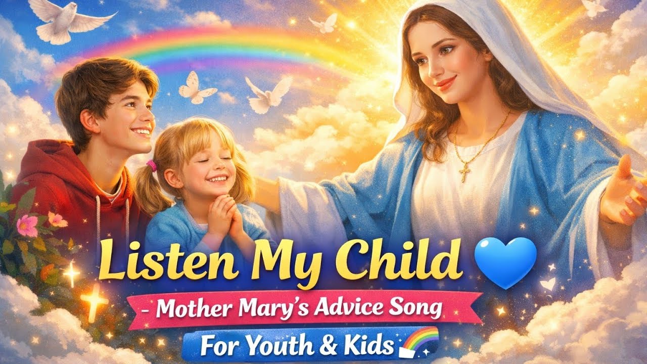 “Listen My Child 💙 – Mother Mary’s Advice Song for Youth & Kids”