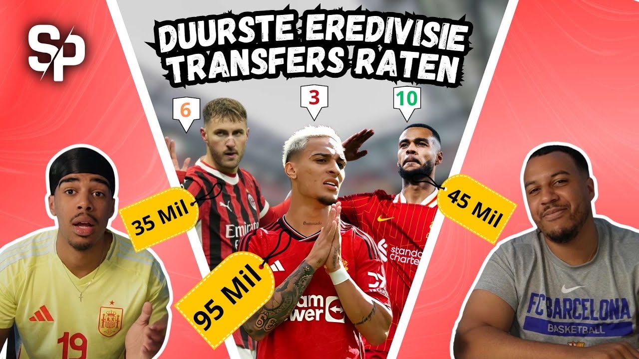 Top 20 Duurste Eredivisie Transfers Raten!!(TIERLIST)