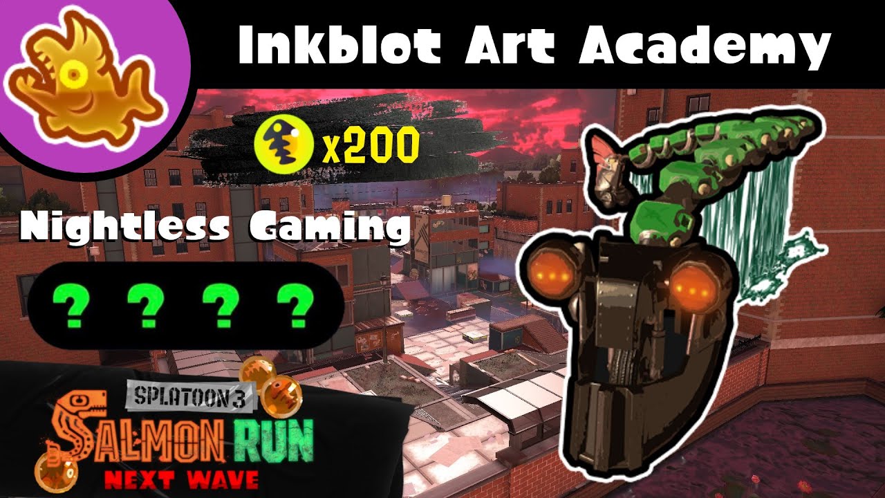 200 Nightless on the dot? - Inkblot Art Academy Returns [Splatoon 3 Big Run]