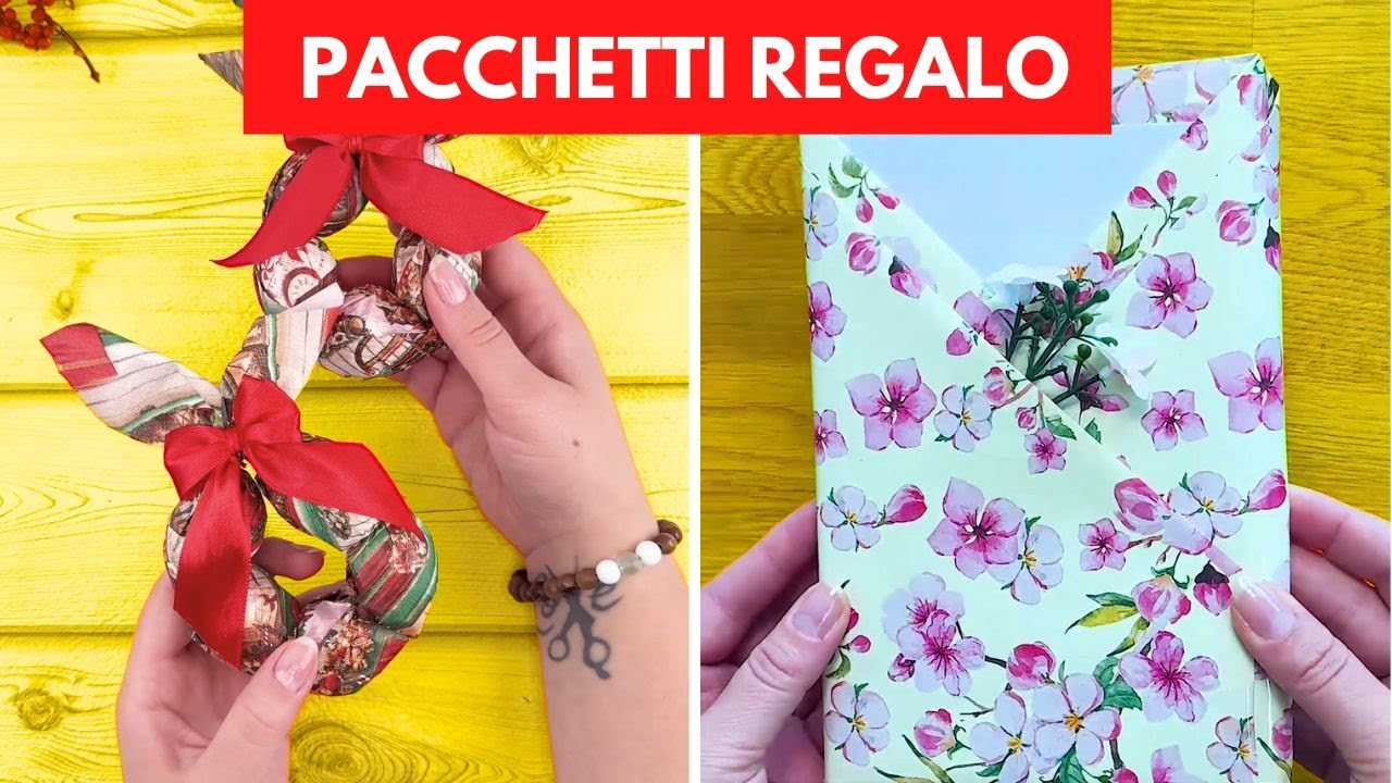 Fai sempre un figurone con qualsiasi REGALO trovando il metodo per incartare migliore 🎁🤩