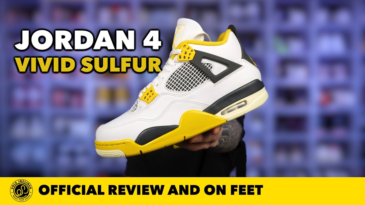 Air Jordan 4 'Vivid Sulfur' In Depth Review and On Feet!