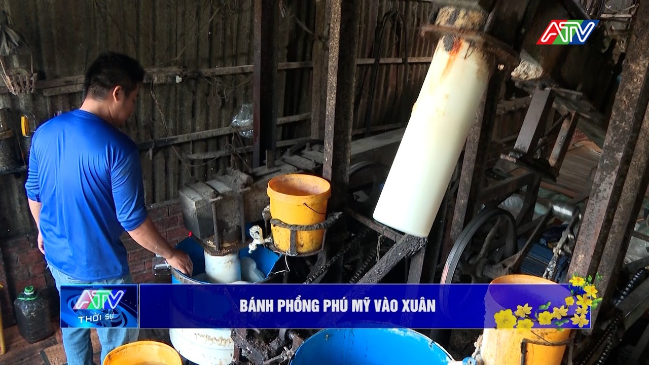 Bánh phồng Phú Mỹ vào xuân | Truyền hình An Giang 2