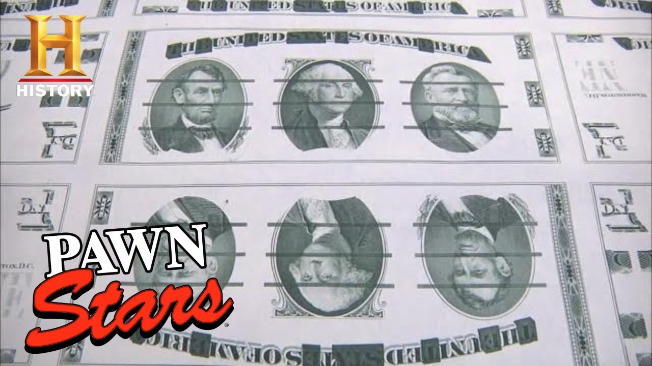 TOP DOLLAR for VERY RARE Uncut US Currency (Season 8) | Pawn Stars
