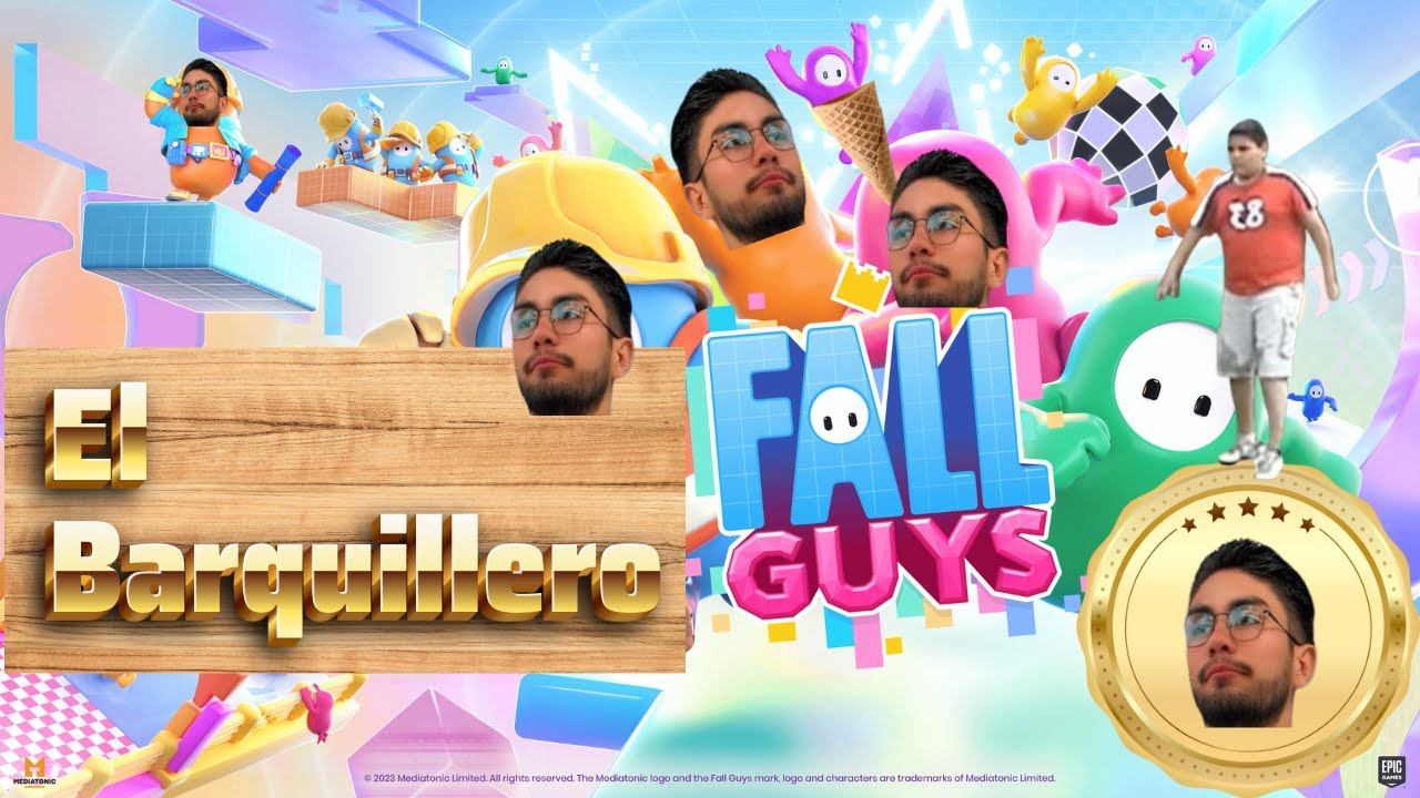 “¡EL CAOS ME AMA! 😂 Fall Guys al estilo El Barquillero | ¿Cae o Corona?”