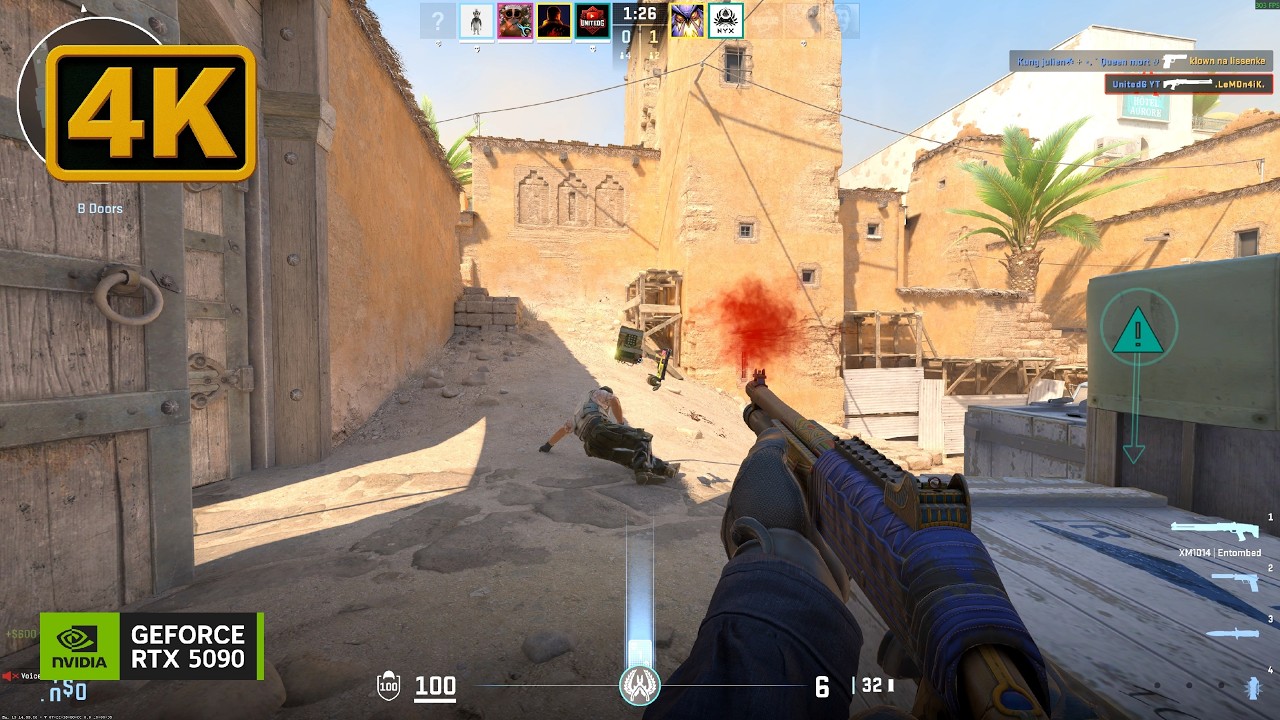 Counter-Strike 2 Gameplay 4K (No Commentary)