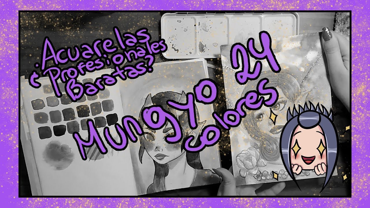 | Mis acuarelas favoritas ❤️ | Review Acuarelas profesionales Mungyo 24 colores!|