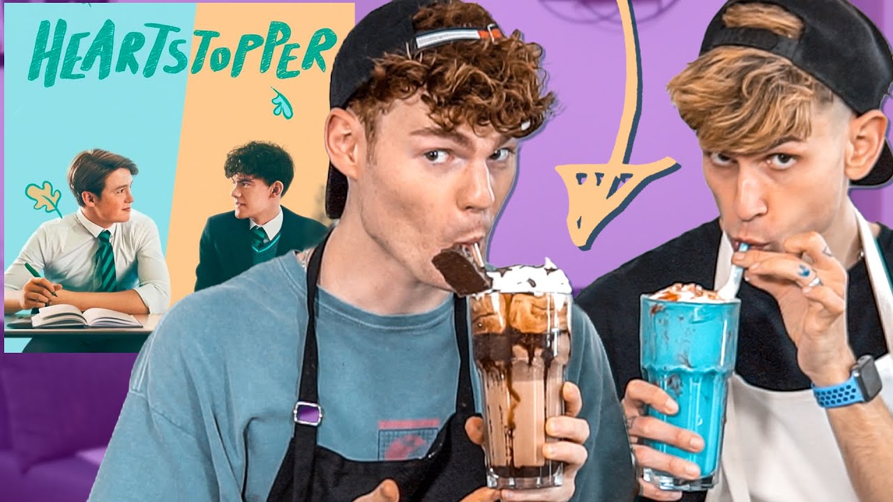 Wir testen HEARTSTOPPER Milchshakes und bereuen es... 😂 mit @KostasKind