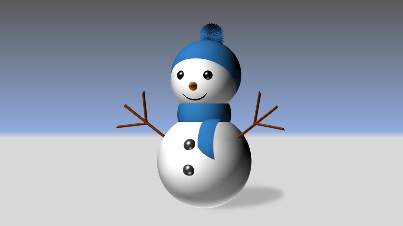 PowerPoint Art: Create an Animated 3D Snowman