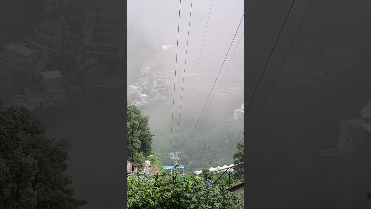 🌥️ The weather is clear today, despite the mist all around | Mata Vaishno Devi Live Weather Update 🙏