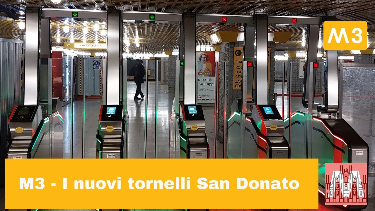 🟡 I NUOVI TORNELLI DELLA M3 A SAN DONATO. COME SONO FATTI