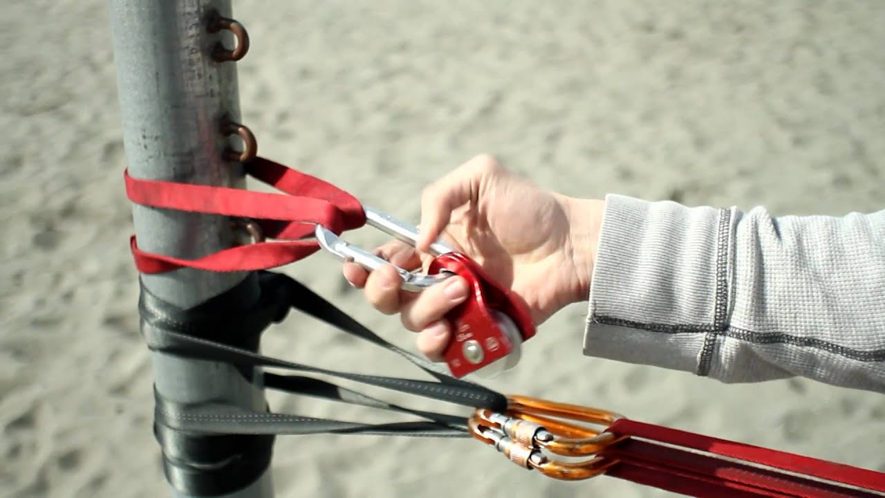 HOWTO: setup a multiplier to get your slackline really tight