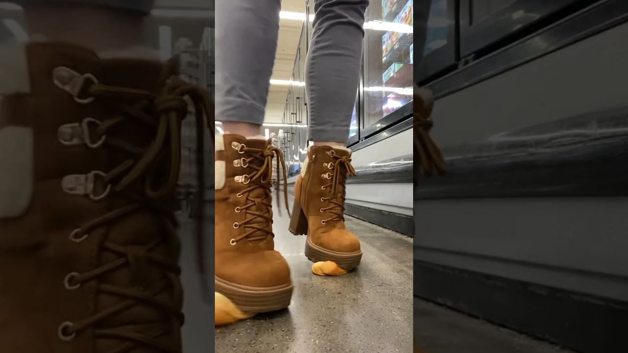 STORE BREAD SHOE CRUSH | ASMR & CRUSHING