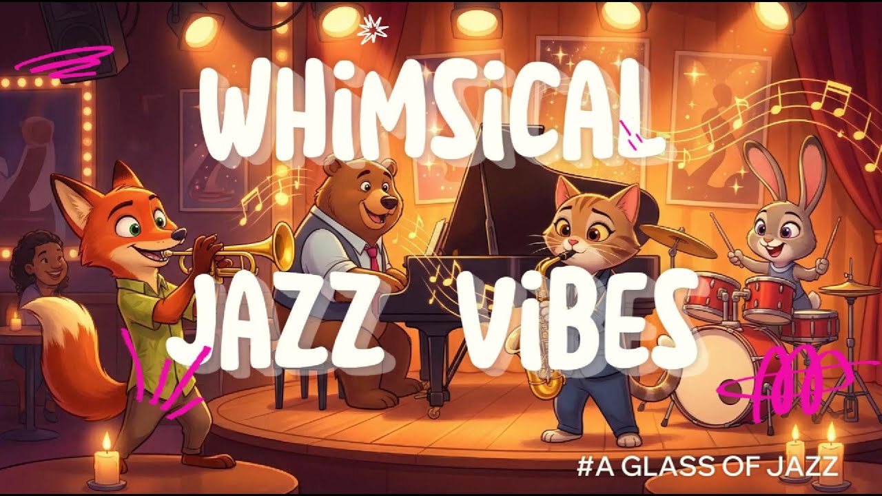 Whimsical Jazz Vibes ☕🎷 Cozy Cafe Jazz for Studying, Relaxing & Creative Focus