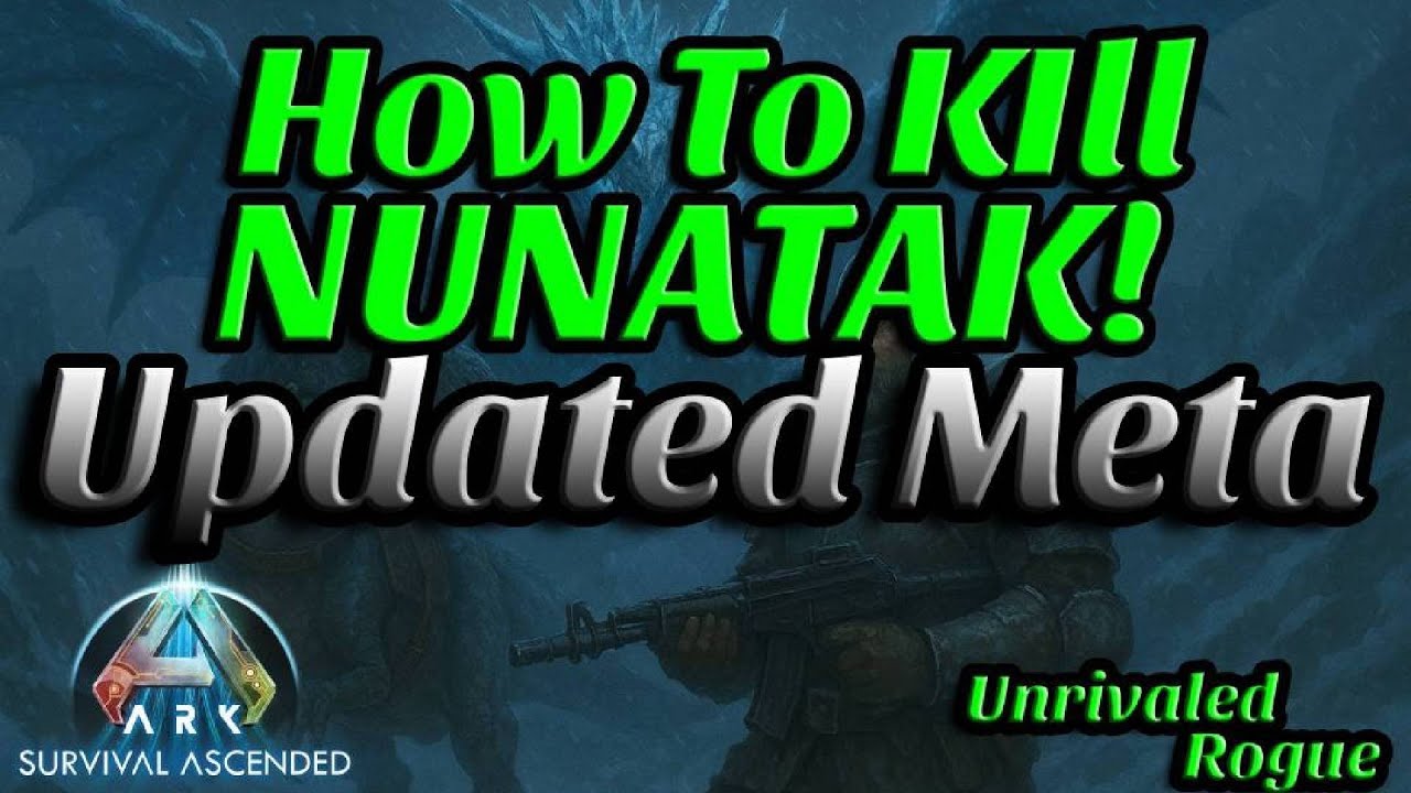 UPDATED META | NUNATAK | ICE WYVERN BOSS | BEST META | ARK ASCENDED |