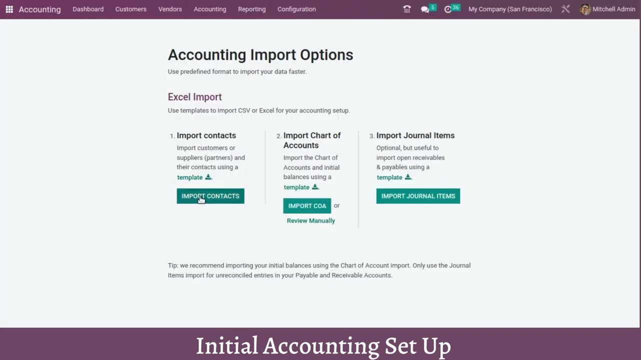 Odoo 16 Accounting Initial Set Up || Odoo 16 Full Accounting Features
