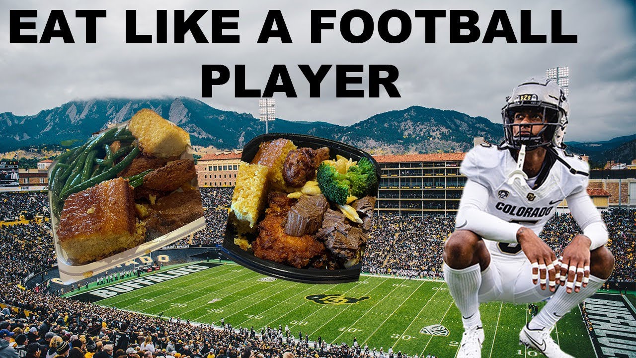WHAT I EAT IN A DAY AS A D1 COLORADO FOOTBALL PLAYER
