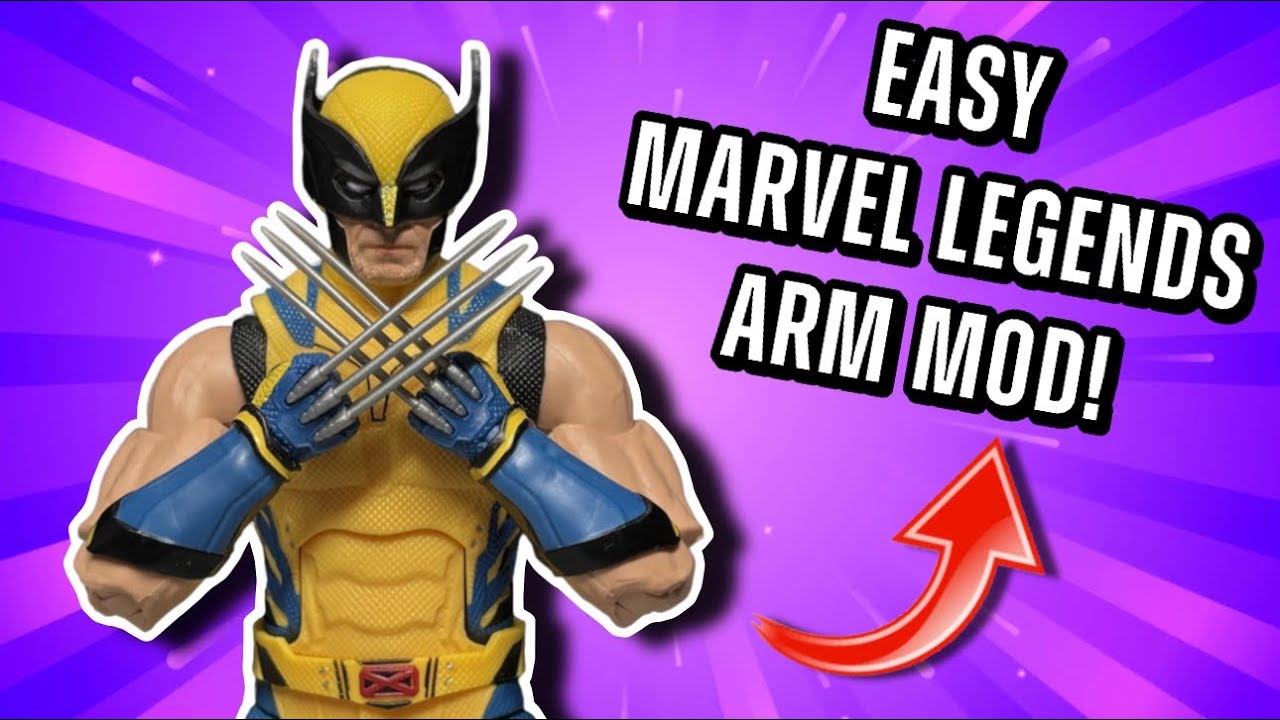 Custom Marvel Legends Wolverine Arm Mod Tutorial!