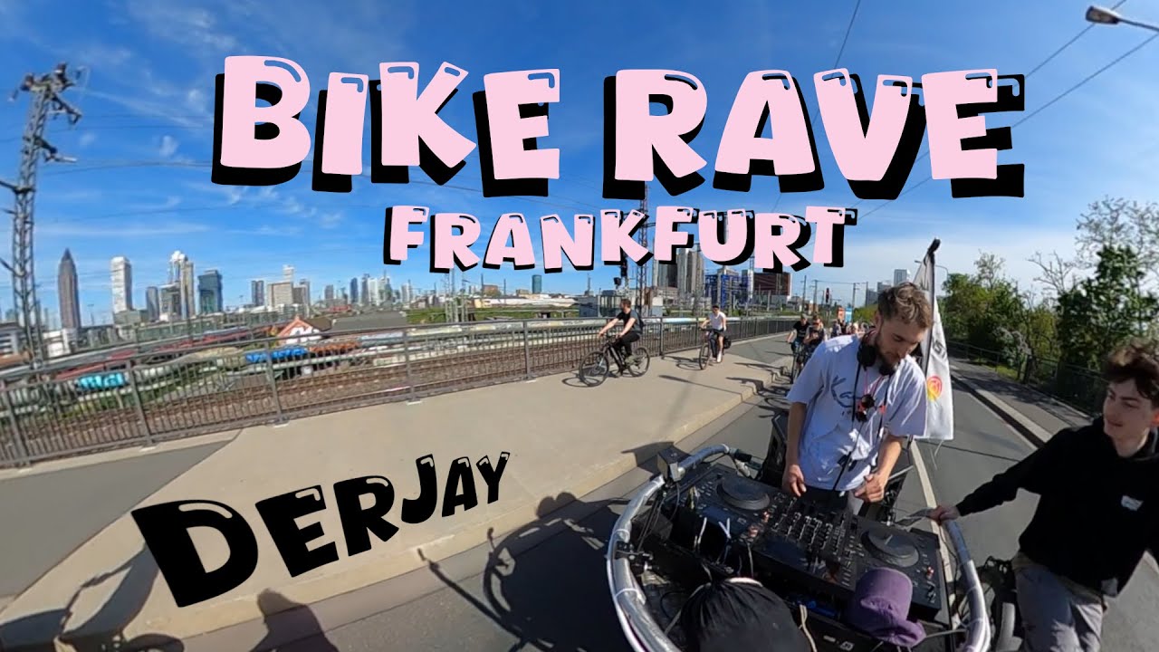 Bike Rave in Frankfurt - DJ Derjay