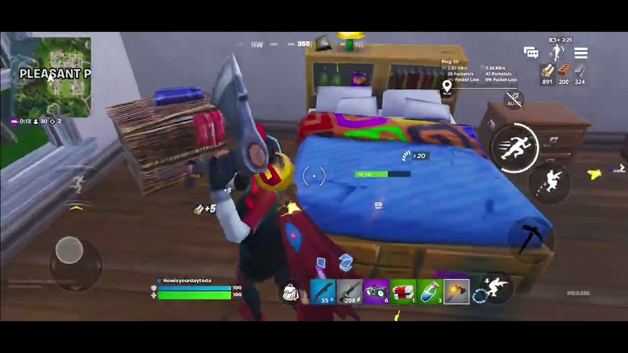 Fortnight Win with Galaxy skin 😱
