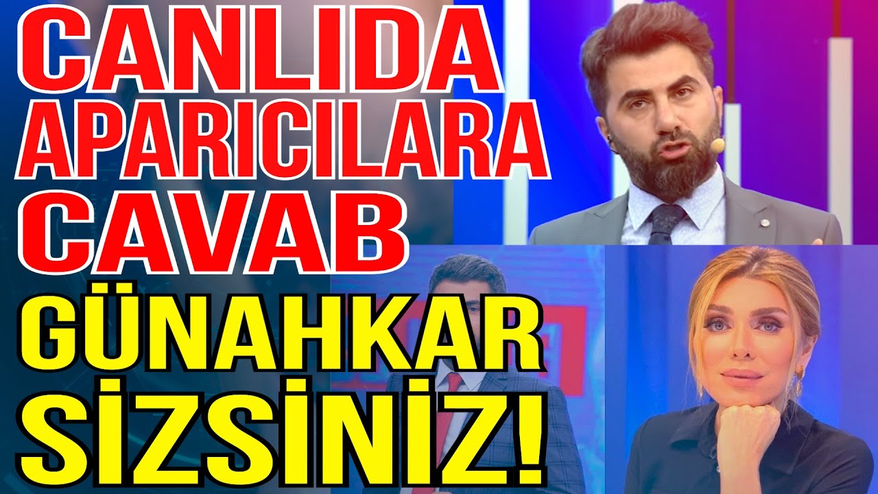 Canlıda Xoşqədəmlə Zaura sərt cavab: Bir gün sizin övladlarınız da...- Media Turk TV