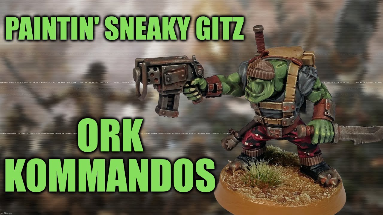 Painting Newer, Sneakier Kommandos from Kill Team: Octarius [How I Paint Things]