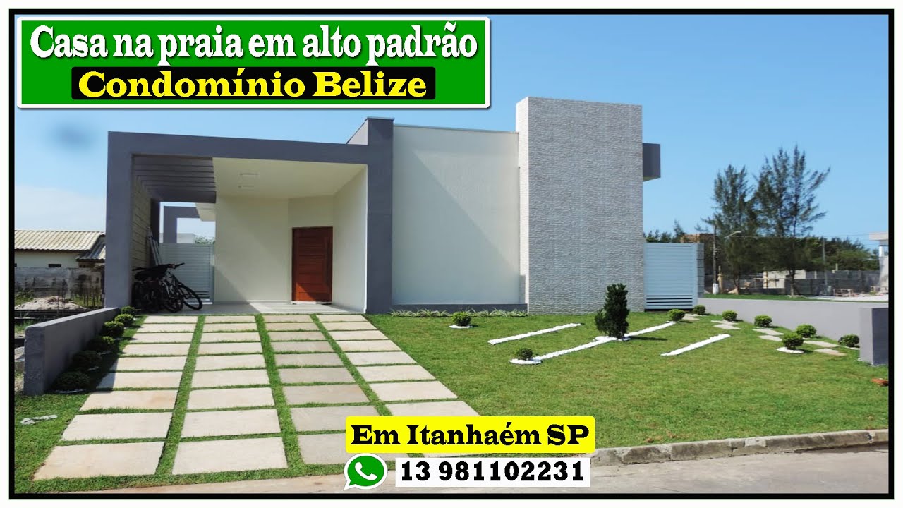 Casa na praia em alto padrão condomínio Belize em Itanhaém SP