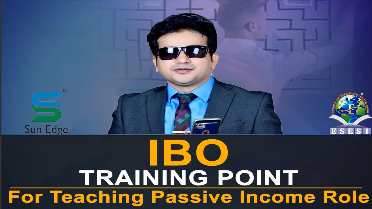 IBO Training Point For Teaching Passive Income Role || ESESI