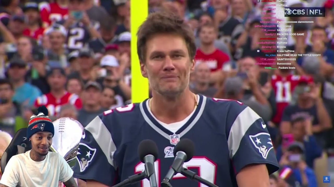 FlightReacts To Tom Brady Gives EMOTIONAL Speech To Patriots Fans During Halftime in New England