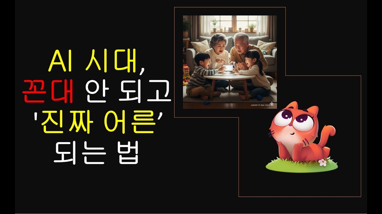AI 시대, 꼰대 안 되고 '진짜 어른' 되는 법 맹꽁이부부의 여주귀농생활