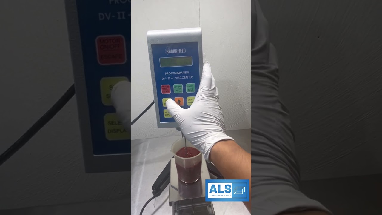 Brookfield RVDV ii+ Viscometer with helipath stand