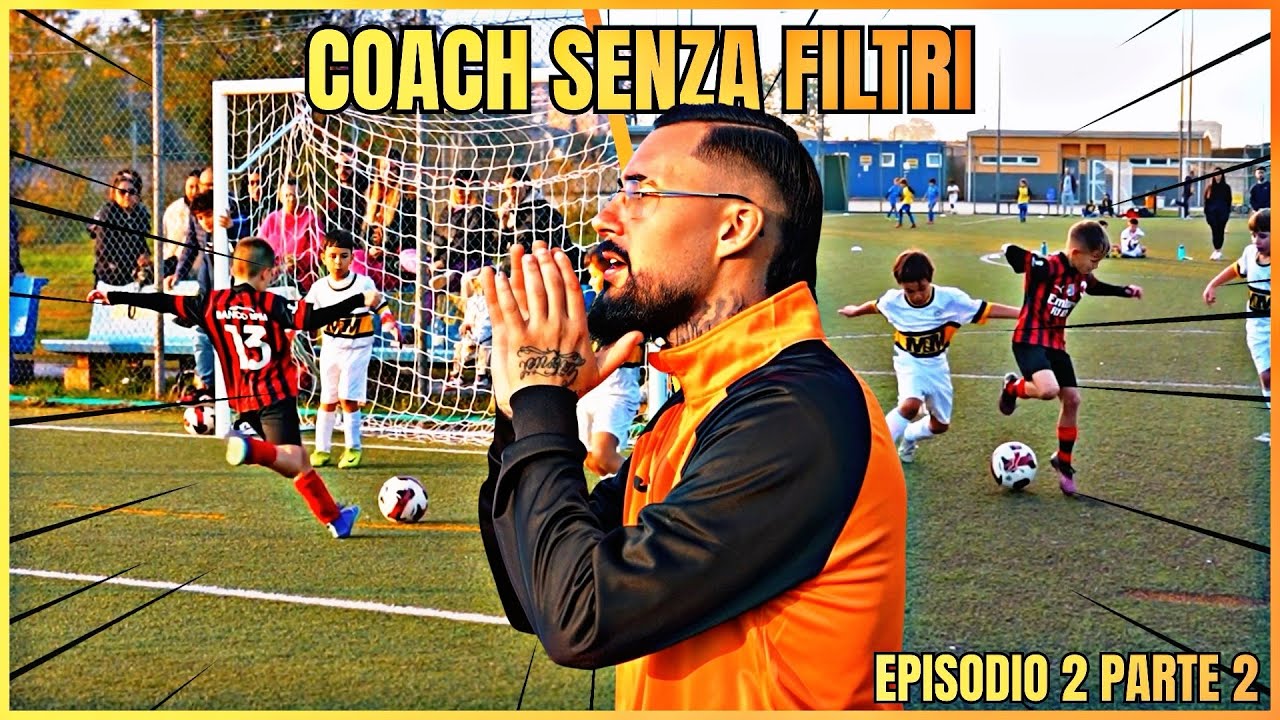 Coach senza filtri ! Avversari di gran livello . EP2  parte 2 #football #kids #sports 