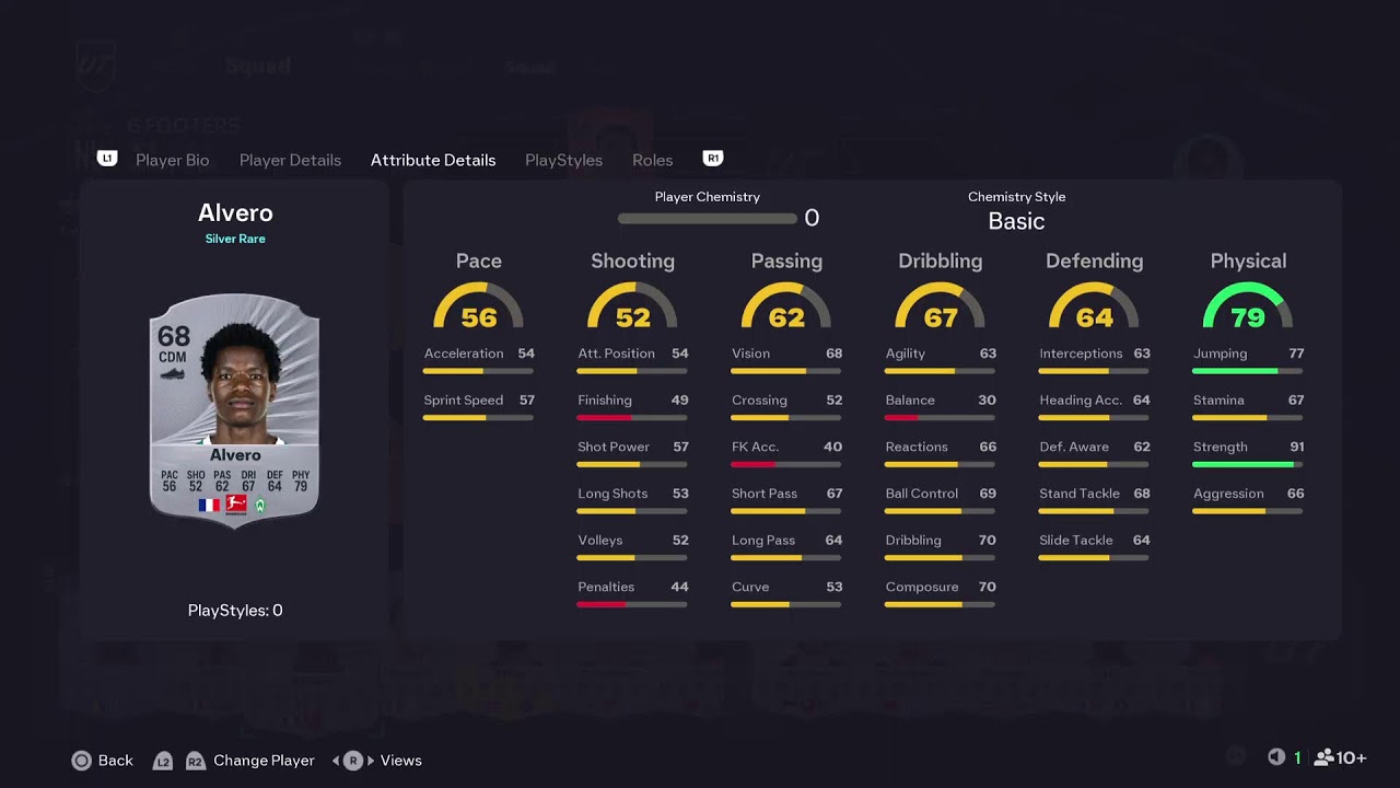 LIVE, FC26, TALLEST CAM, CM, CDM. BEST EVO,MIDFIELDER