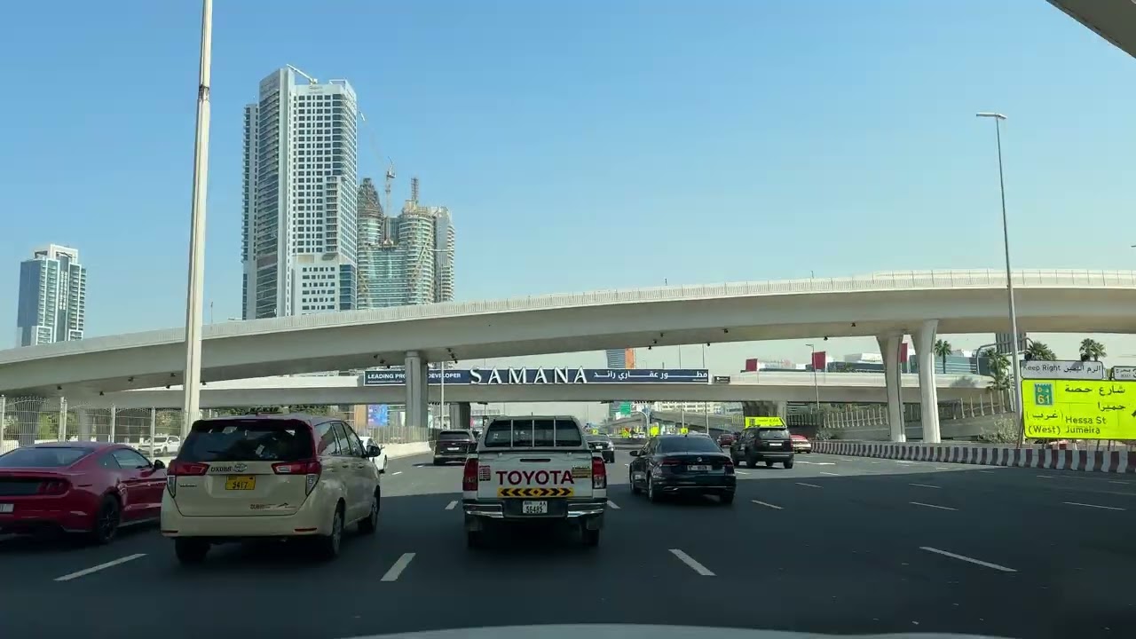 JBR to Al Manara Road Trip | Dubai City Drive 4K | Smooth Coastal Route 24 November 2025