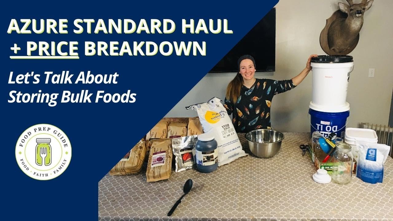 Storing Bulk Foods Different Ways