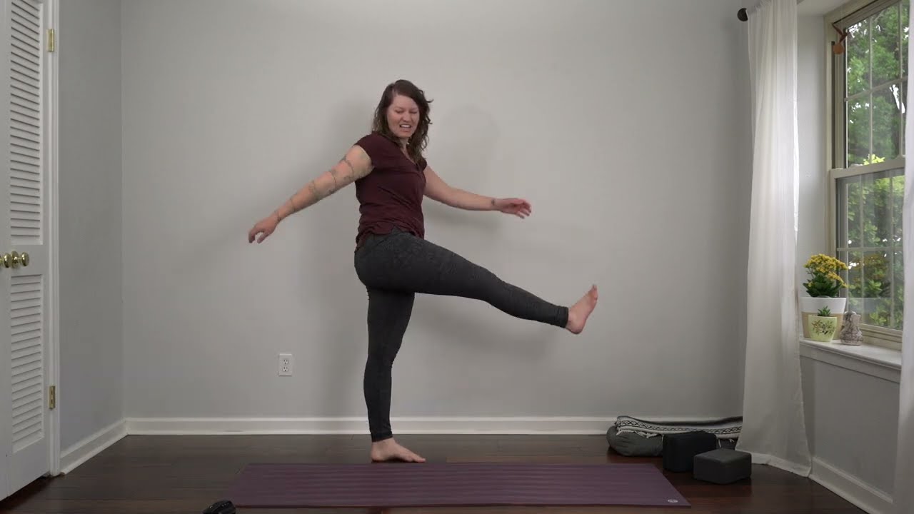 A slow-moving practice to mobilize feet, ankles, and hips