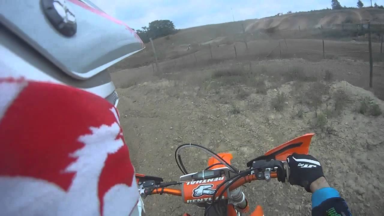 KTM EXC-F 250 MX Crash