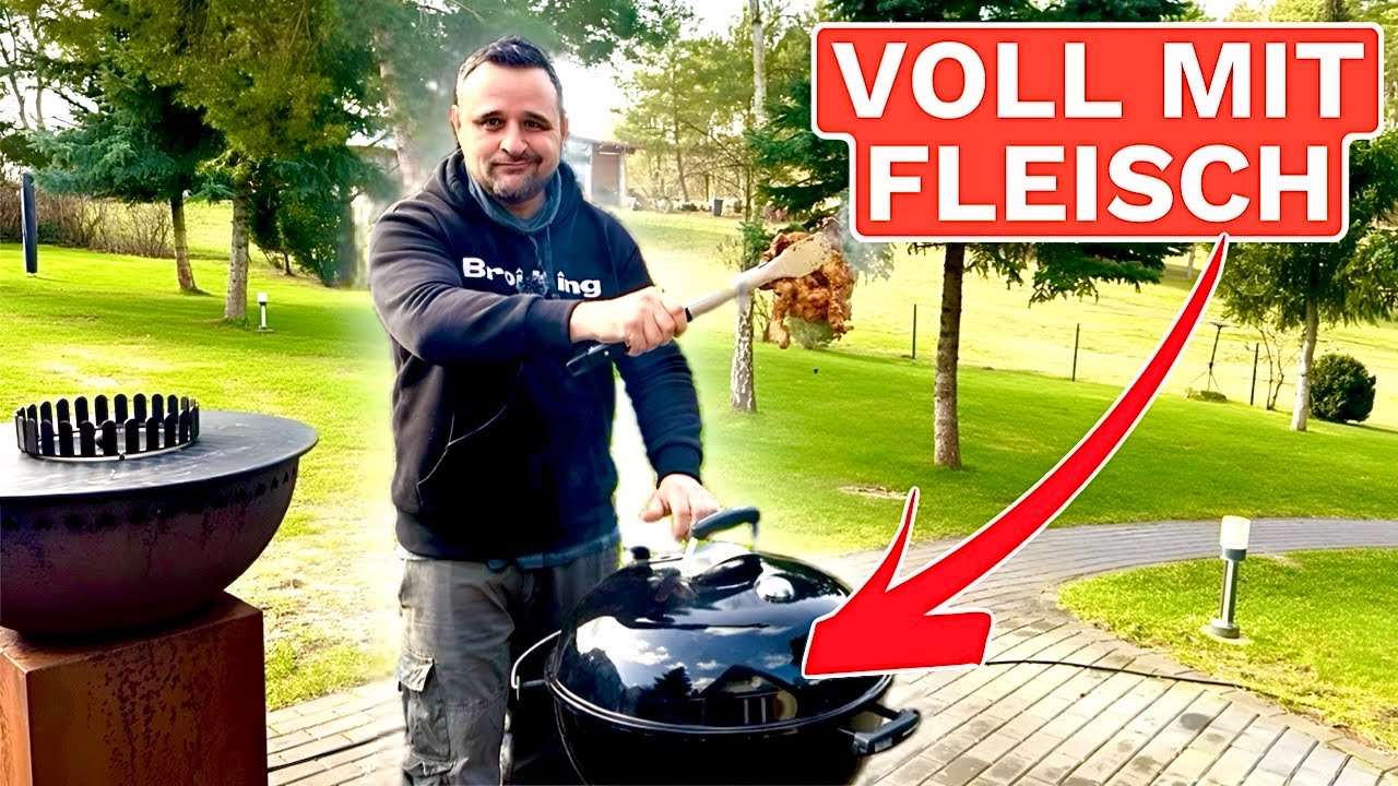 IHR HABT ES SO GEWOLLT! Ein Kugelgrill voll Kachelfleisch --- Klaus grillt