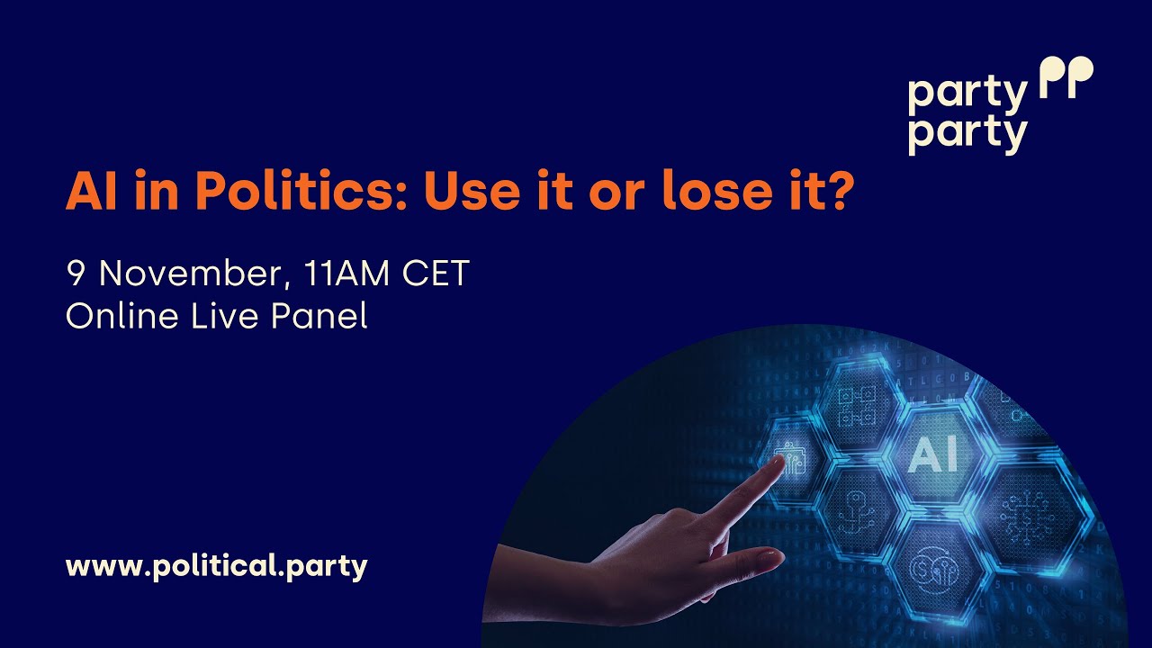 AI in politics: Use it or lose it? - live discussion by PartyParty