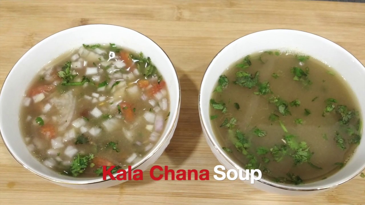 काले चने का सूप, एक बार पी लिया तो बार-बार पीने का मन करेगा - 2 ways to serve Kala Chana soup