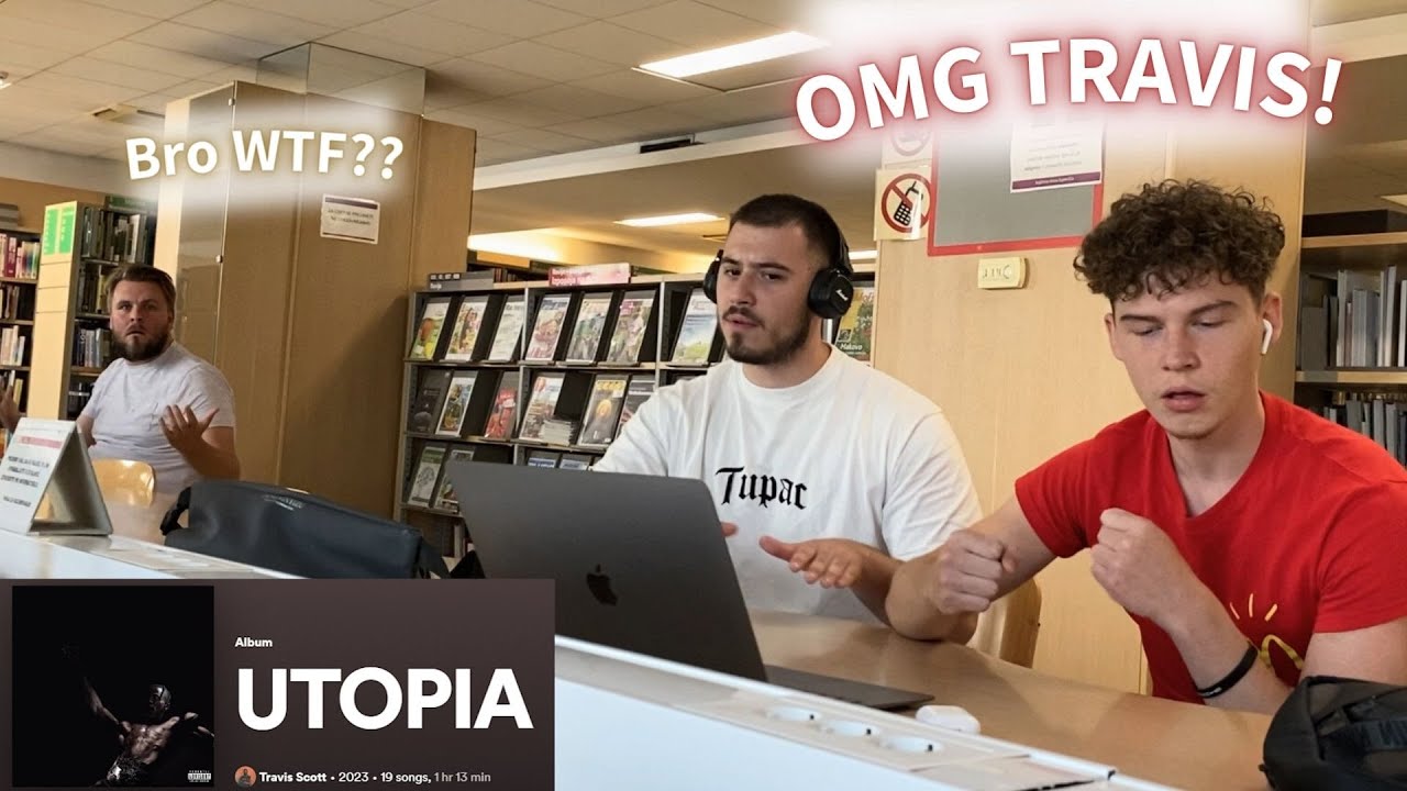 Utopia Reaction in Library!