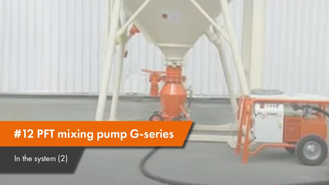 PFT mixing pump G-series #12 - In the system (2)