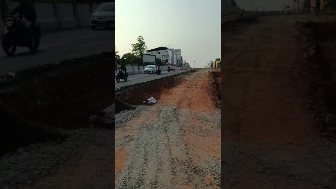 vlog/malaaparambu work staarting #roadwork #calicutupdation #shorts