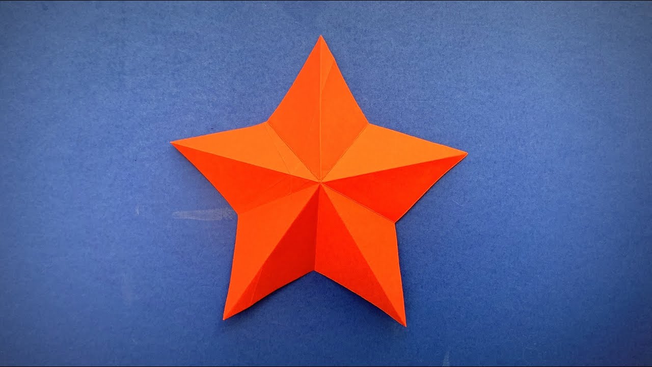 Jak zrobić papierową gwiazdę | Gwiazda Origami Łatwe