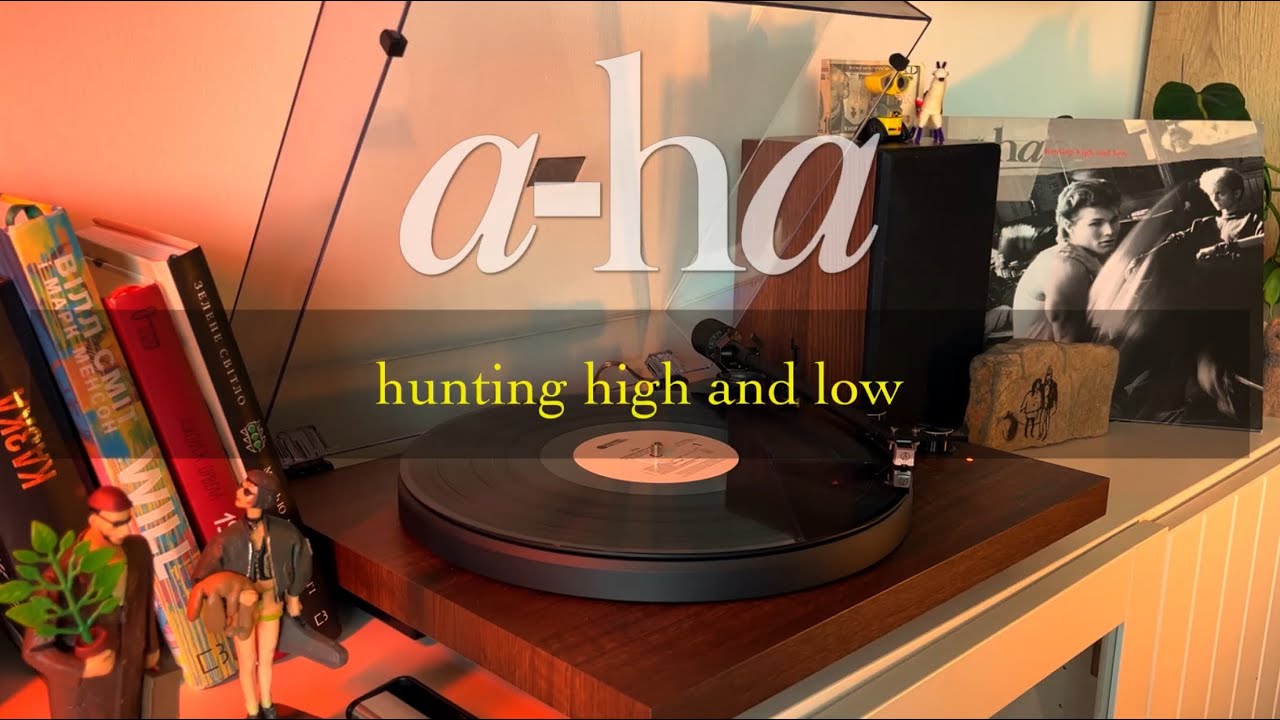 A-ha – Hunting High and Low (vinyl record,stereo) 