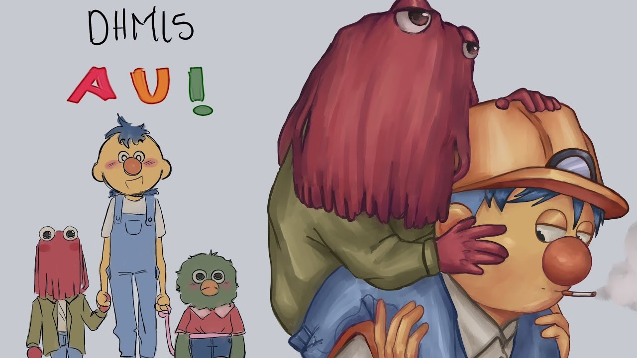 ¿Que es un matrimonio?||DHMIS AU||Cómic dub #donthugmeimscared #dhmis #fluffybird